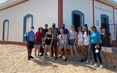 The students of the international REACT course visit the Faro de l’Albir and the Villa Romana Museum